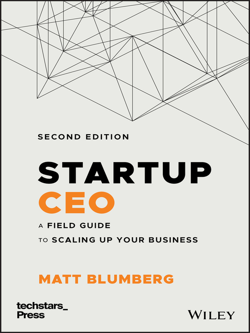 Title details for Startup CEO by Matt Blumberg - Available